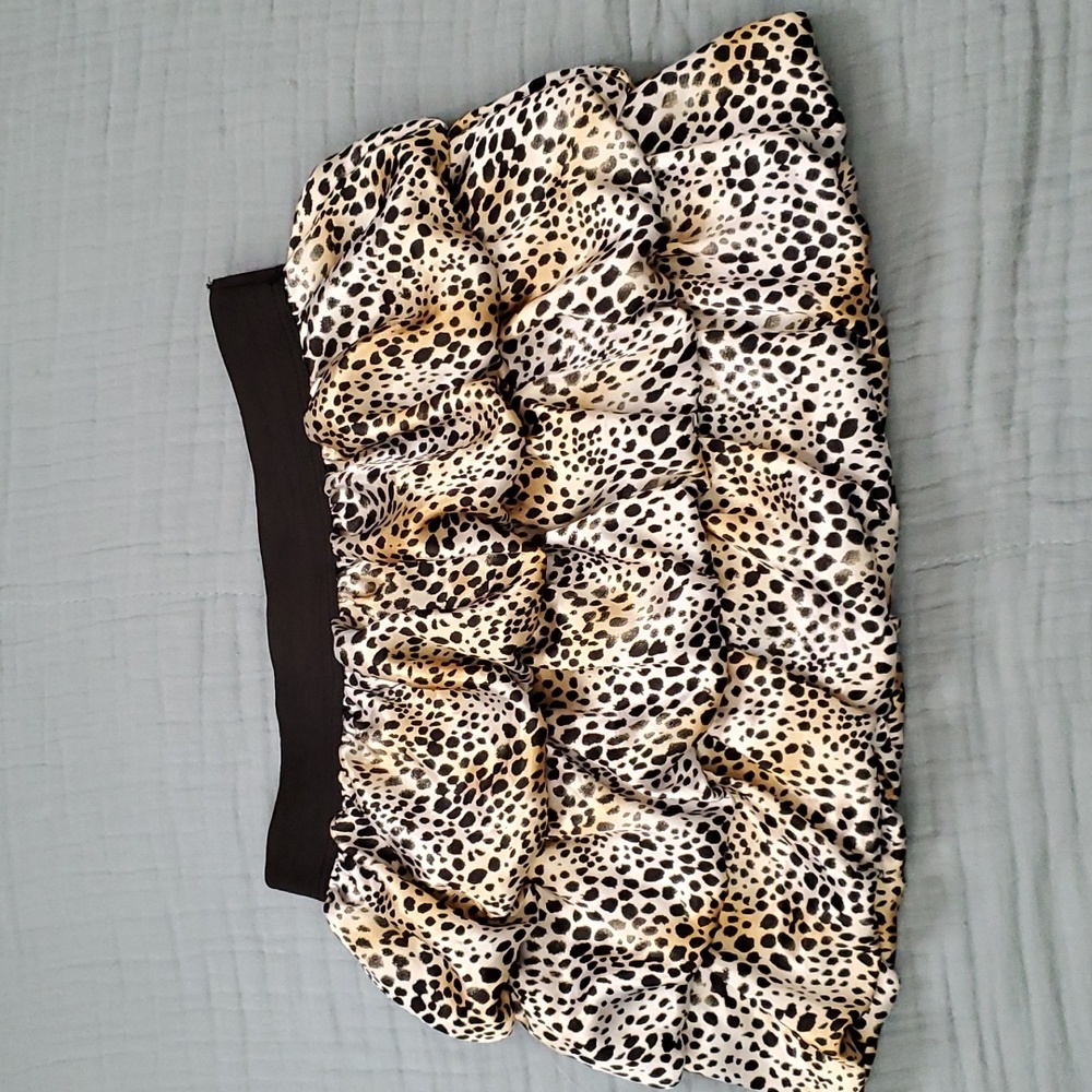 Animal print skirt